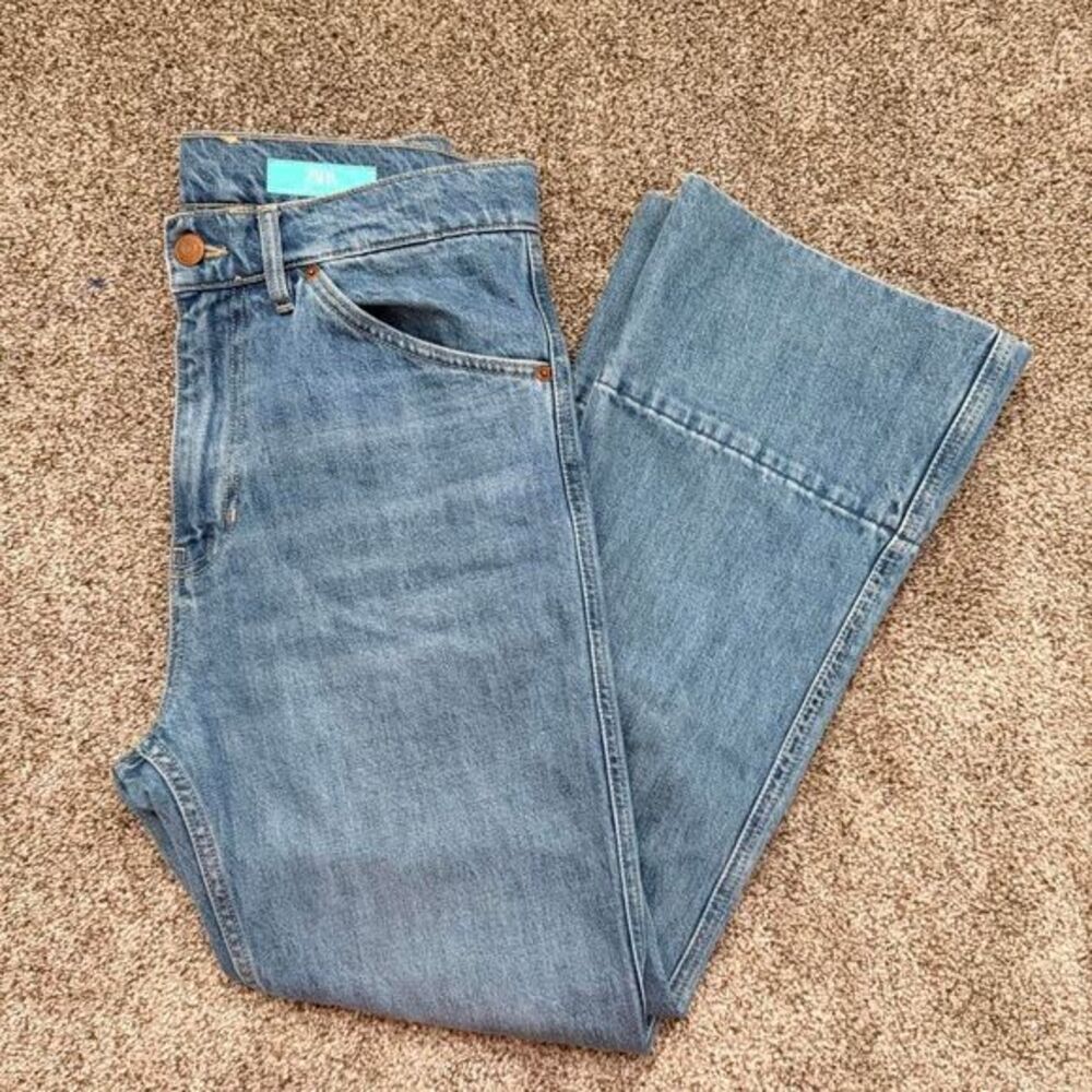 Zara Harry Lambert Cutie Chaos Jeans US 31 Wide Leg 100% Cotton Rare Limited Ed